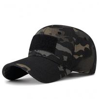 Vintažinė reguliuojama unisex kepurė lauko žygiams ir alpinizmui Adjustable black