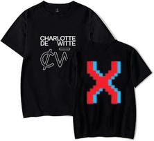 Merch Charlotte De Witte DJ Muzikos Logotipo Marškinėliai Vyrams Moterims Marškiniai Trumpomis Rankovėmis Laisvalaikio Grafinis T-shirt M black