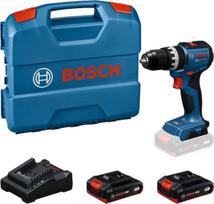 BOSCH GSB18V-52 06019S0123 atsuktuvas gręžtuvas, 18V, 2x2.0Ah, 25/52/70Nm, 500-1900aps./min., bešepetėlis variklis
