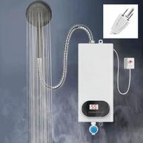 Pastovios temperatūros momentinis vandens šildytuvas Momentinio karšto vandens be rezervuaro vandens šildytuvas Dušo šildymas Water Heater set US gray