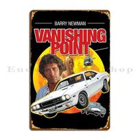 Vanishing Point Metal Plaque Print Retro Party Garage Plates Tin Sign Poster 30x40cm(11.8x15.7inch) red