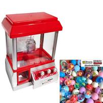 Electronic Claw Machine Candy Arcade Game Toy Mini Claw Machine Music and Lights Grabber Catch Doll Kids Toys Girl Birthday Gift red