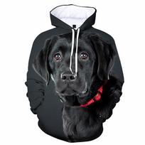 Naujausias Labradoro Retriverio 3D Hoodie Asmenybė Mada Augintinio Šuo Vyrai Moterys Linksmas Laisvalaikio Hip-hop Puloveris Hoodie 6XL black