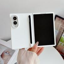 For Samsung Z Fold 8 Case Slim Matte Skin Feeling PC Case for Samsung Galaxy Z Fold 7 6 5 8 Ultra S Pen Holder and Pen Cover Galaxy Z Fold 8 Ultra