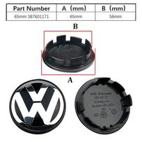 4 vnt. Automobilio ratlankio centrinis dangtelis, stebulės dangteliai, ženklelio priedai 55mm 56mm 65mm 70mm VW Volkswagen - 4 vnt. rinkinys automobilių stiliui