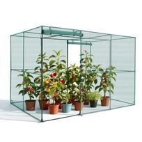 VEVOR Crop Cage, 2.9 x 1.94 x 1.94 m Plant Protection Tent with Zippered Door, Wind-Resistant Tall Crop Cage, Easy to Install 290 x 194 x 194 cm