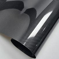 Didelio blizgesio anglies pluošto vinilinė plėvelė 3D efektas Automobilio interjero lipdukas Automobilio Motociklo DIY GREY-6D