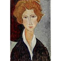 Klasikiniai Amedeo Modigliani drobės tapybos plakatai Retro namų dekoras Spaudiniai Sienos meno paveikslai svetainės sienų dekoravimui 30x45cm  No Frame