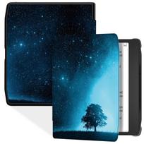 Dėklas Pocketbook 700 Era/Era Color/Era Lite | Plonas, lengvas | Kietas galinis dangtelis | Su automatinio miego/žadinimo funkcija | PU odos viršelis Pocketbook 700 blue
