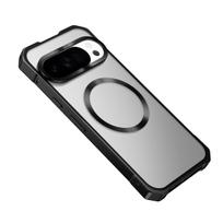 For Google Pixel 11 10 9 8 Pro 9A Fashion Aluminum Metal Phone Case With Strong Drop Proof Cover Magnetic Charging Back Cover Google Pixel 8 Pro
