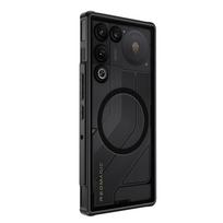 For ZTE Nubia RedMagic 11 Air Case Magnetic Frosted Semi-transparent Baby Skin Raised Camera Lens Lips Hybrid Soft Cover Pc + tpu&ZTE nubia RedMagic 11 Air black