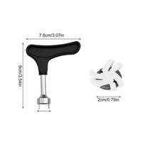 Anti Slip Golf Shoe Spikes Replacement Cleats Screw Thread Studs For Golf Boots Accessories black