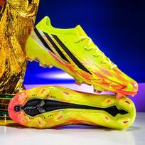 F50 Vyriški FG Ilgi Kniediniai Futbolo Batai - Lengvi, Kvėpuojantys, Suvarstomi Treniruočių Batai Dirbtinei ir Natūraliai Žolei 36