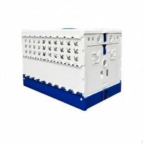 Foldable Pigeon Cage Easy Assembly Portable Training Material Bird Transport Box for mėlyna