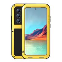 Love Mei Case for Samsung Galaxy S22 Ultra, Rugged, No Glass, Yellow