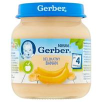 Vaikiška tyrelė Gerber su bananu, 125 g