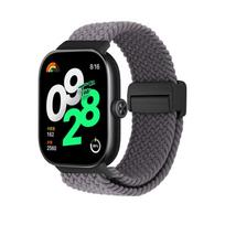 Magnetinė apyrankė Xiaomi Redmi Watch 5 4 apyrankė Pintas kilpas Reguliuojama Sportinė Nailoninė Pakeičiama correa apyrankė Miband 9 pro 8Pro apyrankė For Redmi watch 4 pilka