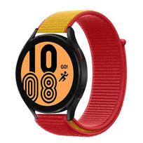 Nailoninė kilpa Samsung Galaxy Watch 6 5 Pro/4/classic/gear s3 frontier/active sport apyrankei Huawei watch gt2 3 22mm 20mm dirželis 22mm orange