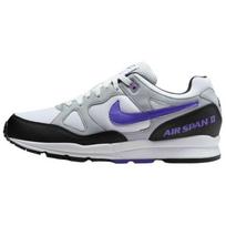 Nike Air Span 2 Vilko Pilka Hyper Vynuogė Vyriški Sportbačiai Juodi Balti AH8047-013 44 gray