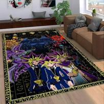 27 Stiliaus Yu-Gi-Oh Kortų Kilimas Svetainei Namų Dekoras Miegamajam Lovos Šonui Neslystantis Plotinis Kilimas Skalbiamas Mašinoje Grindų Kilimėlis Durų Kilimėlis 50 x80cm