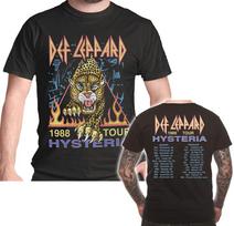 Def Leppard Marškinėliai Hysteria 88 Roko Albumo Turas Licencijuoti Nauji L gray