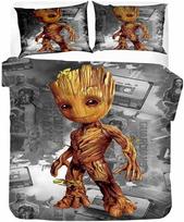 Groot Patalynės Komplektas 3D Spausdinimas Antklodės Užvalkalas Pagalvės Užvalkalas Vaikams Dovana Miegamojo Dekoras Dovana 135x200cm-2pcs