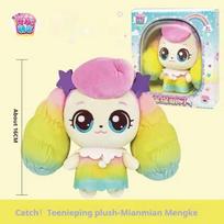 Catch Teenieping 6 sezonas Anime pliušinės lėlės figūrėlės Zheng Zheng Moko Love Moko Lemei pliušiniai žaislai pagalvės minkšti žaislai Dovana vaikams pink