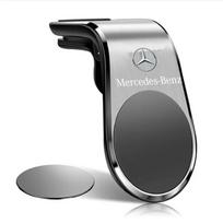 Magnetinis automobilinis telefono laikiklis, tvirtinamas prie oro kondicionieriaus angos, stovas automobilyje, skirtas Mercedes Benz AMG W204 W205 W203 W211 W212 W213 W201 W210 GLA GLC silver-Mercedes Benz gray