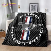 Klasikiniai 3D F-Ford GTR Mustang Automobiliniai Minkšti Antklodės, Šildanti Mėtoma Antklodė Patogi Antklodė Piknikui Lovoms Sofai Namų Miegamajam 75x90cm