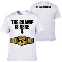 2026 John Cena Imtynių Marškinėliai Vasariniai Lauko Sporto Fitneso Unisex Viršutiniai Drabužiai Laisvalaikio Apvalia Kaklo Trumpomis Rankovėmis T-shirt Laisvalaikio Vyriški Drabužiai 3XL white