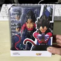 SHF Dragon Ball GT figūrėlės Super Saiyan 4 Son Goku Vegeta veiksmo figūrėlė judinama kolekcinė Anime Saiyan Dievas Goku lėlės modelis žaislai
