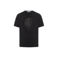 Stone Island Kompaso Marškinėliai Juodi Unisex Viršutiniai Drabužiai 80152RC87-V0029 XXL black