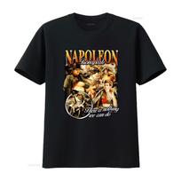 Vintage 90s Style Napoleon Bonaparte T Shirt There Is Nothing We Can Do  vintage Washed Casual Unisex homme Slightly L black