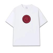 Uzumaki Naruto Sasuke Vaikystė Tas Pats Trumpomis Rankovėmis T-shirt Vyrams Naruto Anime Cosplay 2026 Vasara Naujas Vaikų Viršutinis Drabužis XL žalia