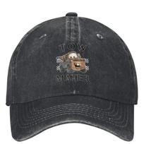 Pixar Cars Tow Mater Baigta Baseball kepuraitė Madinga Unisex Vyriškos Hip Hop Tėčio Kepurės Skydeliai Bėgiojimas Hippie Snapback Kepurė Dovana One Size gray