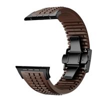 Silicone Band for Apple Watch Ultra 3/2 49mm Strap Men Sport Bracelet for Iwatch 11 10 9 8 7 6 5 Se 46mm 45mm 44mm  Watchband 49MM For Ultra 3 2 1 gray