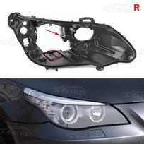 BMW 5 serijos E60 E61 D1S 2004 2005 2006 2007 2008 2009 2010 Automobilio priekinio žibinto Korpuso Pagrindas AFS ir Be afs Galinis Korpuso Dangtelis 08-10 Low RH