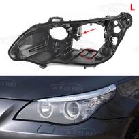 BMW 5 serijos E60 E61 D1S 2004 2005 2006 2007 2008 2009 2010 Automobilio priekinio žibinto Korpuso Pagrindas AFS ir Be afs Galinis Korpuso Dangtelis 08-10 Low LH gray