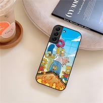 Cartoon S-Simpsons Phone Case Glass For Samsung Galaxy S26 S25 S23 S24 S21 S22 S20 Ultra Fe Plus A15 A14 Cover Galaxy S20 FE