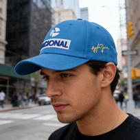 Nauja Ayrton Senna lenktynininko madinga siuvinėta kepurė, lauko apsauga nuo saulės, komandinė beisbolo kepurė gray