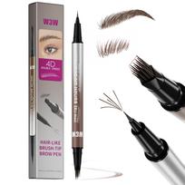 W3W Dvigalio galiuko skaldytas antakių pieštukas Atsparus vandeniui ir netepantis Microblading antakių rašiklis 2# gray