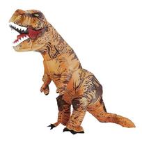 Pripučiamas Tyrannosaurus Rex kostiumas Helovinui, Cosplay Adult (160-195cm) beige