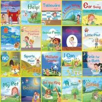 60 Knygų/Rinkinys Vaikų Anglų Kalbos Ankstyvojo Mokymosi Iliustruota Knyga Lygiuotas Skaitymas Pasakojimų Knyga Pažinimo Pasaka Prieš Miegą Random 30 Books blue