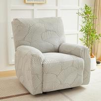 Recliner Cover First Class Sofa Cover All-inclusive Elastic Single Concubine Electric Seat Chivas Sofa Cover Non-slip 1 seater šviesiai pilka spalva