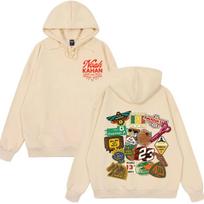 Noah Kahan The Great Divide Tour 2026 Grafinis Hoodie Vyrams Moterims Vintage Megztinis Ilgomis Rankovėmis Laisvas Dydžio Peraugęs Unisex Harajuku aukštos kokybės M beige