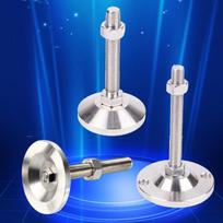Reguliuojamas tvirtas pagrindas kojai - 304 nerūdijantis plienas, M8/M12/M16/M20 Diameter 50, M12, Length 100mm