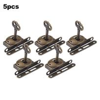 Spintos Stalčiaus Užraktas Antikvarinis Stalčiaus Užraktas Antikvarinių Baldų Užraktas 5PCS