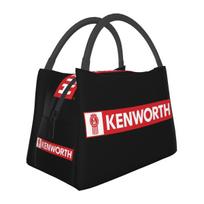 Kenworth Logo Insulated Lunch Bag for School Picnic Storage Food Boxes Leakproof Container Cooler Thermal Lunch Box Tote One Size black