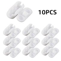 4/10/20 vnt. Atsarginis įrankis Užuolaidų grandinėlės jungikliai Vertikalių žaliuzių jungikliai Klipsai Roletai 10PCS white