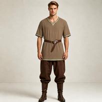 Men's Costume with Waistband for Halloween M ruda